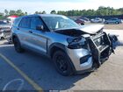 2021 Ford Police Interceptor   Silver vin: 1FM5K8ABXMGC00973