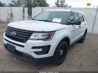 2018 Ford Police Interceptor   White vin: 1FM5K8AR7JGC17545