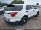 2018 Ford Police Interceptor   White vin: 1FM5K8AR7JGC17545