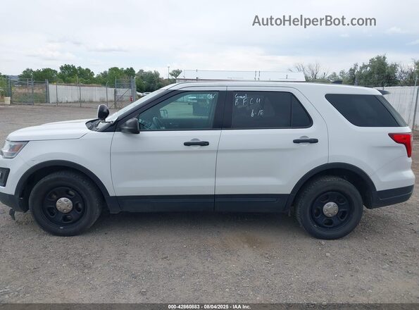 1FM5K8AR7JGC17545 2018 FORD POLICE INTERCEPTOR White Панорамний вид салону 360°