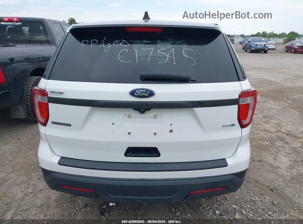 1FM5K8AR7JGC17545 2018 FORD POLICE INTERCEPTOR White 