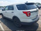 2018 Ford Police Interceptor   White vin: 1FM5K8AR9JGC18244