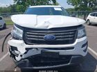 2018 Ford Police Interceptor   White vin: 1FM5K8AR9JGC18244