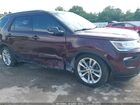 2018 Ford Explorer Xlt Burgundy vin: 1FM5K8D85JGA40982