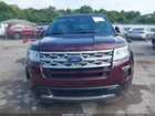 2018 Ford Explorer Xlt Burgundy vin: 1FM5K8D85JGA40982