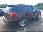2018 Ford Explorer Xlt Burgundy vin: 1FM5K8D85JGA40982