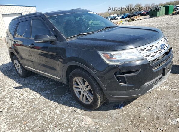 1FM5K8D86JGC93468 2018 FORD FORD EXPLORER Black წინა მარჯვენა