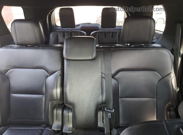 1FM5K8D86JGC93468 2018 FORD FORD EXPLORER Black უკანა სავარძლების ხედი