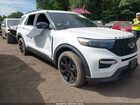 2020 Ford Explorer St White vin: 1FM5K8GC0LGB08317