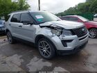 2018 Ford Explorer Sport Silver vin: 1FM5K8GT6JGC01310