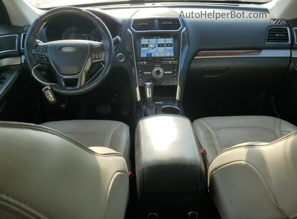 1FM5K8HT2JGC05921 2018 FORD FORD EXPLORER Белый Вид панели приборов
