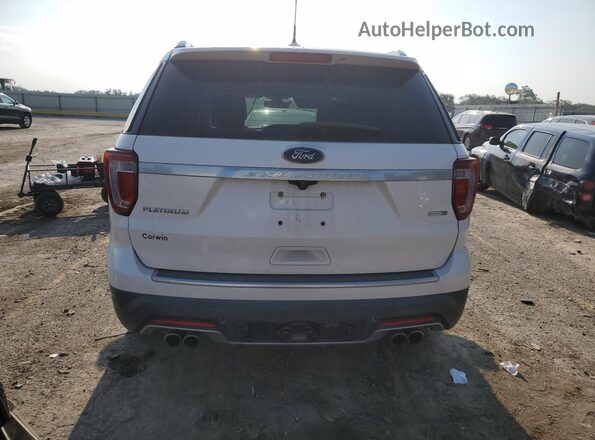 1FM5K8HT2JGC05921 2018 FORD FORD EXPLORER Белый Вид сзади