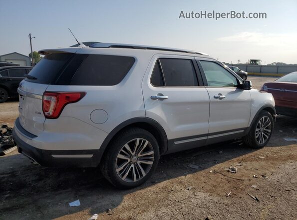 1FM5K8HT2JGC05921 2018 FORD FORD EXPLORER Белый Задняя правая четверть