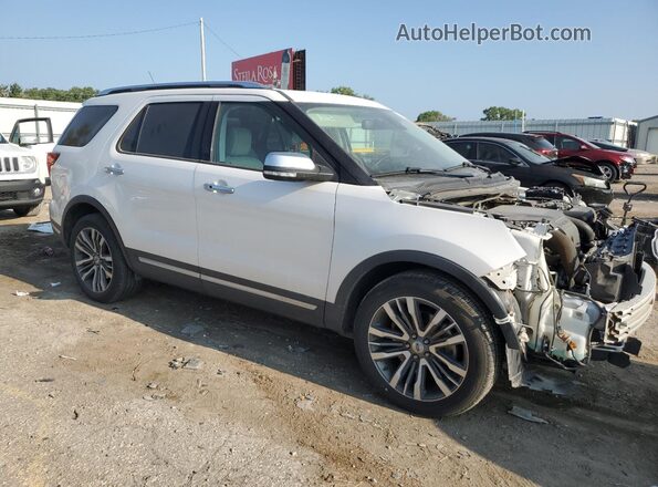 1FM5K8HT2JGC05921 2018 FORD FORD EXPLORER Белый Передняя правая четверть