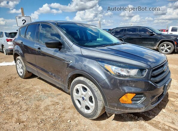 1FMCU0F7XJUB24658 2018 FORD ESCAPE Серый Передняя правая четверть
