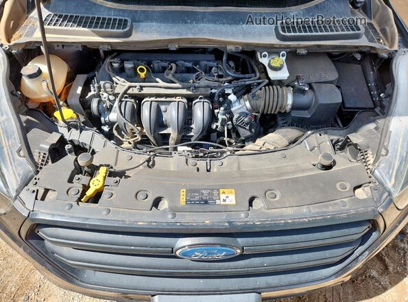 1FMCU0F7XJUB24658 2018 FORD ESCAPE Серый Вид задней части салона