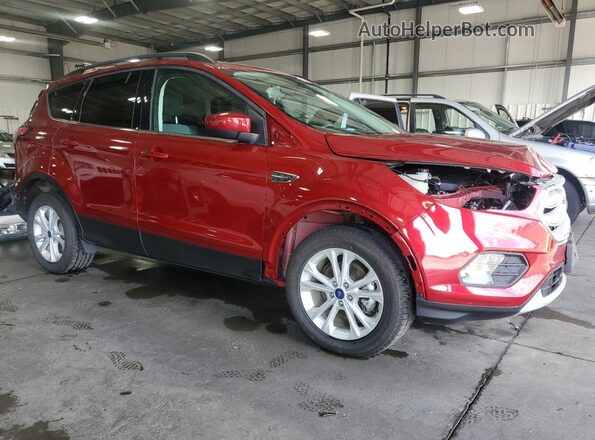 1FMCU0GD1JUB13732 2018 FORD ESCAPE Red Przód prawy