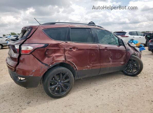 1FMCU0GD7JUB47917 2018 FORD ESCAPE Maroon Tył prawy