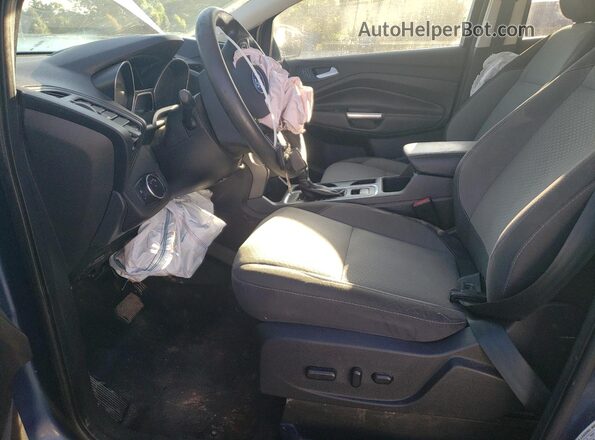 1FMCU0GDXJUB51668 2018 FORD ESCAPE Синий Вид салона спереди