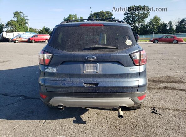 1FMCU0GDXJUB51668 2018 FORD ESCAPE Синий Вид сзади