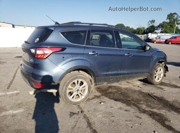 1FMCU0GDXJUB51668 2018 FORD ESCAPE Синий Задняя правая четверть