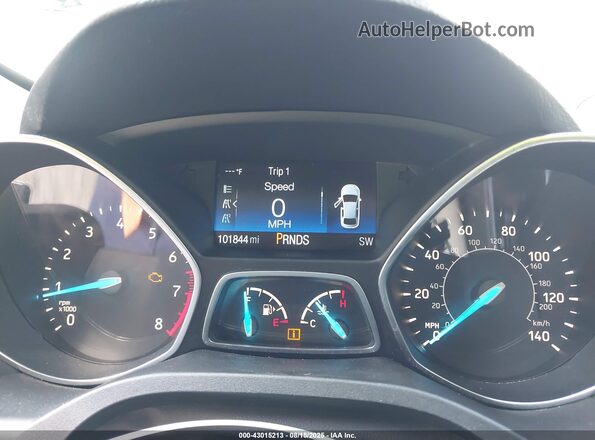 1FMCU0HD3JUC55191 2018 FORD ESCAPE Black უკანა სავარძლების ხედი