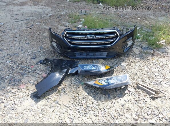 1FMCU0HD3JUC55191 2018 FORD ESCAPE Black ხელსაწყოთა პანელის ხედი