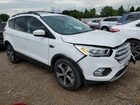 2018 Ford Escape Sel Белый vin: 1FMCU0HD6JUA07792
