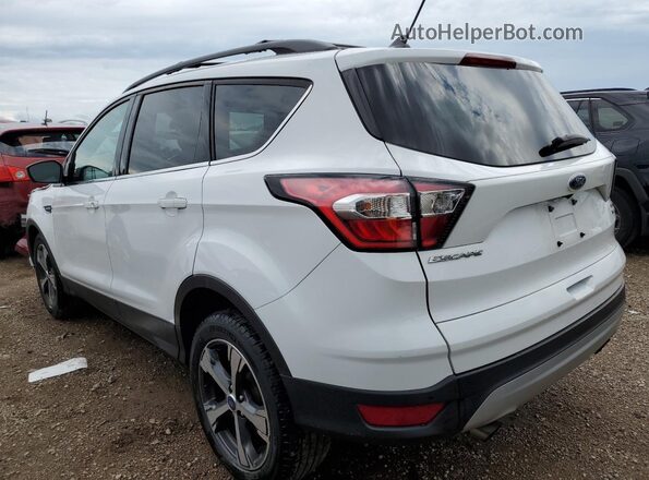 1FMCU0HD6JUA07792 2018 FORD ESCAPE Белый Задняя левая четверть