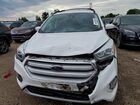 2018 Ford Escape Sel Белый vin: 1FMCU0HD6JUA07792