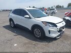 2020 Ford Escape Se White vin: 1FMCU9G6XLUB06285