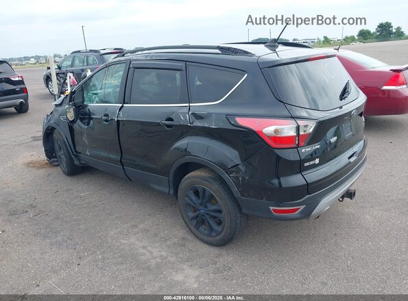 1FMCU9GD0JUB13662 2018 FORD ESCAPE Черный Задняя левая четверть