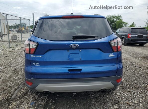 1FMCU9GD0JUC02745 2018 FORD ESCAPE Blue Вид ззаду