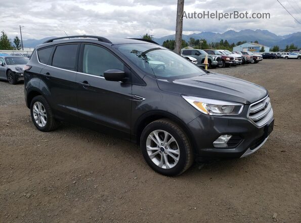 1FMCU9GD0JUC95119 2018 FORD ESCAPE Серый Передняя правая четверть
