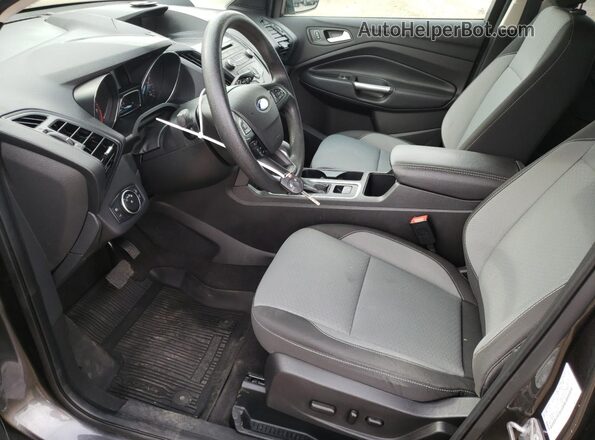 1FMCU9GD0JUC95119 2018 FORD ESCAPE Серый Вид салона спереди