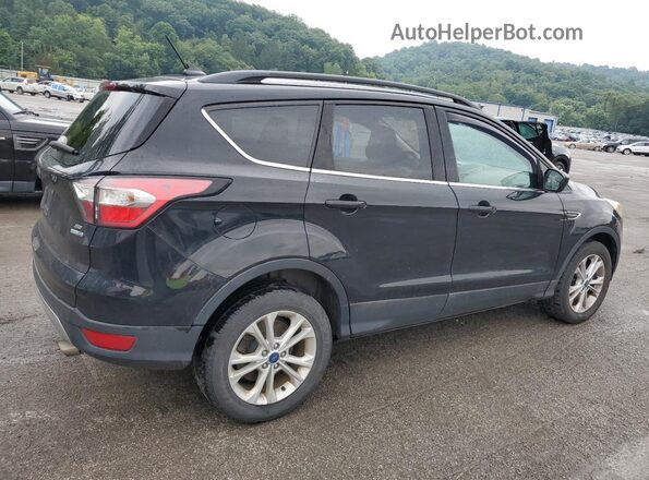 1FMCU9GD1JUA28992 2018 FORD ESCAPE Черный Задняя правая четверть