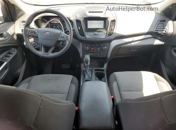 1FMCU9GD1JUB23293 2018 FORD ESCAPE White Vista del salpicadero