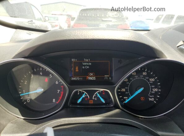1FMCU9GD1JUB23293 2018 FORD ESCAPE White Vista del cuadro de instrumentos