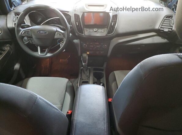 1FMCU9GD1JUB58240 2018 FORD ESCAPE Blue Vista del salpicadero