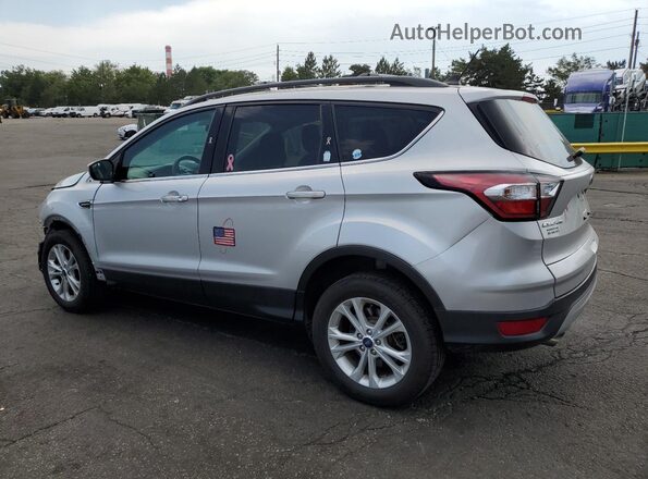 1FMCU9GD8JUA20808 2018 FORD ESCAPE Silver Задня ліва чверть