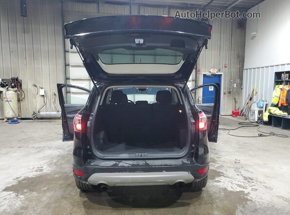 1FMCU9GD8JUC24606 2018 FORD ESCAPE Черный Вид сзади