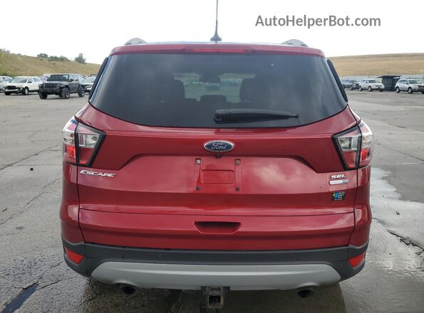 1FMCU9HDXJUD50500 2018 FORD ESCAPE Red უკანა ხედი