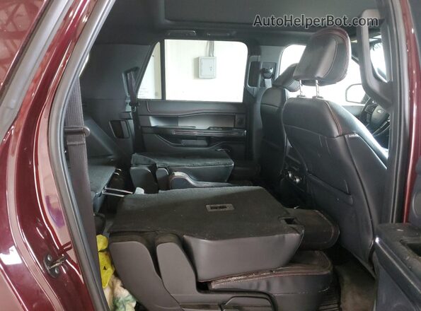 1FMJK2AT5MEA57804 2021 FORD EXPEDITION Burgundy Widok wnętrza z tyłu