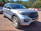 2020 Ford Explorer Xlt Silver vin: 1FMSK7DH0LGA88485