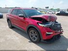 2021 Ford Explorer Xlt Red vin: 1FMSK7DH0MGA15330