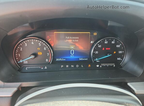 1FMSK7DH9RGA66882 2024 FORD FORD EXPLORER Gray Vista del cuadro de instrumentos