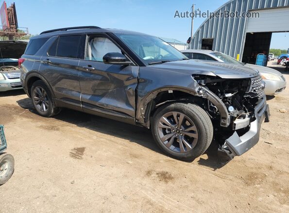 1FMSK7DH9RGA66882 2024 FORD FORD EXPLORER Gray Delantero derecho