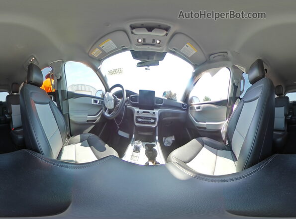 1FMSK7DH9RGA66882 2024 FORD FORD EXPLORER Gray Vista interior de 360 grados