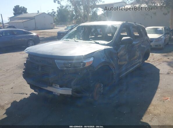 1FMSK7DHXMGC00632 2021 FORD FORD EXPLORER Gray Przód lewy