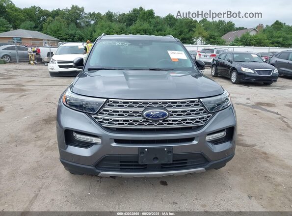 1FMSK8FH1NGA22470 2022 FORD FORD EXPLORER Серый Вид задней части салона